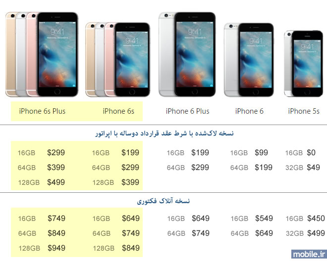 Apple iPhone 6S - iPhone 6S Plus - اپل آیفون 6 اس - آیفون 6 اس پلاس
