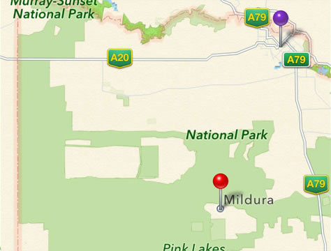 Apple Maps Mildura Australia