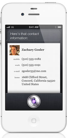 Apple Siri Contacts