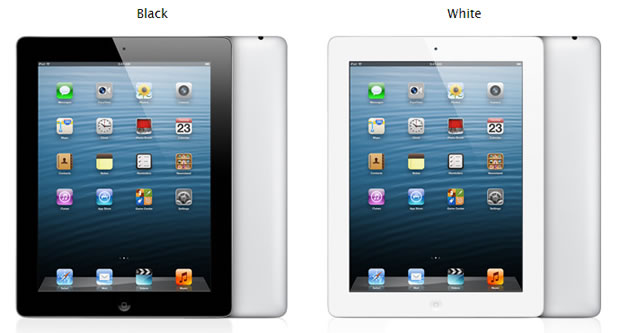 Apple iPad 4 Colors