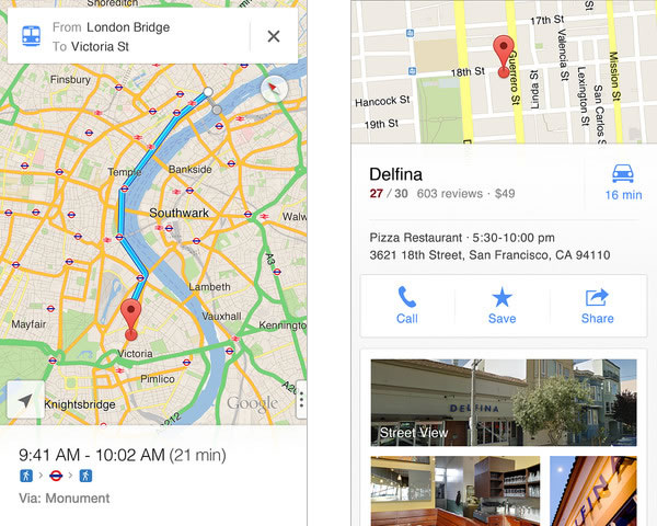 Google Maps For iOS