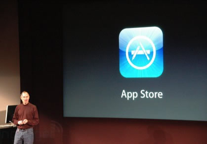 Jobs Introduces App Store