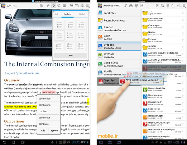 Quickoffice Pro HD for Android