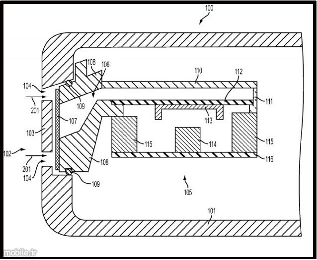 Apple patents for liquid resistant speaker port