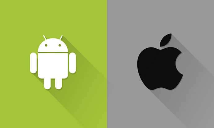 ios vs android logo