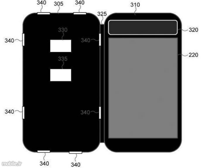 samsung flip-cover with e-ink display patent