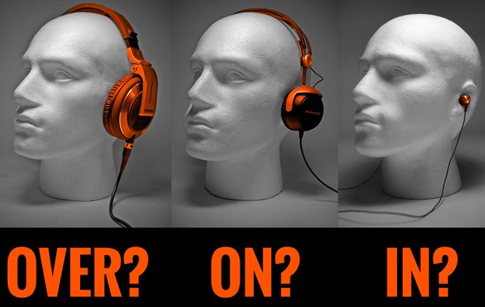 different types of headsets and headphones