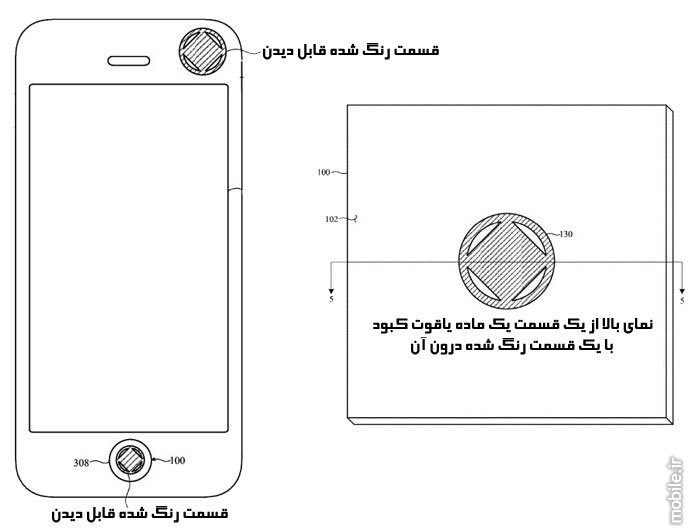 apple laser-colored sapphire material patent