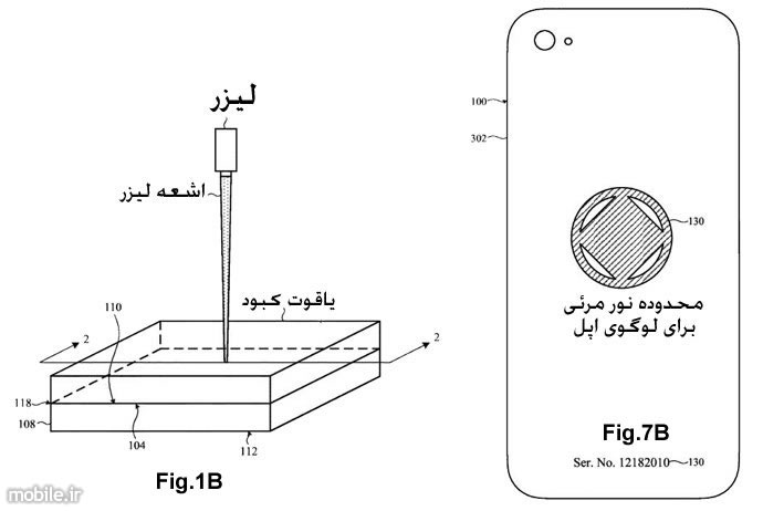 apple laser-colored sapphire material patent