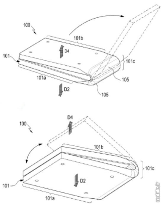 Samsung Foldable Smartphone With New Hinge Design Patent