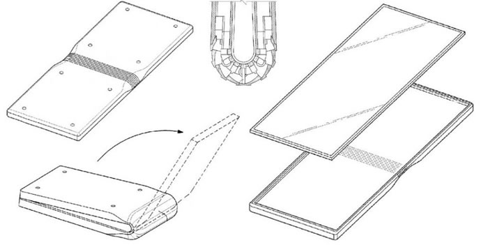 Samsung Foldable Smartphone With New Hinge Design Patent