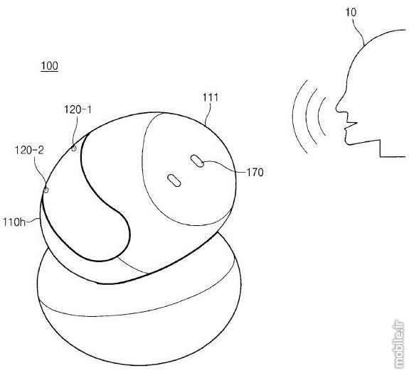Samsung Smart Speaker Rotate Camera Patent Aapplication