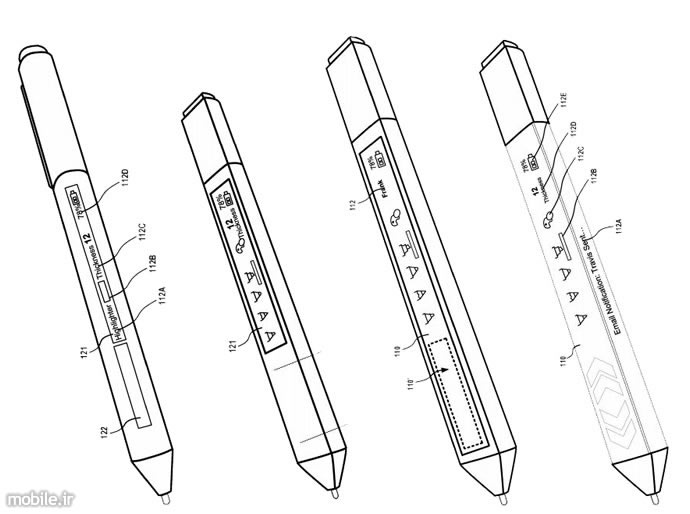 Microsoft Touchscreen Status Bar Surface Pen Patent Application