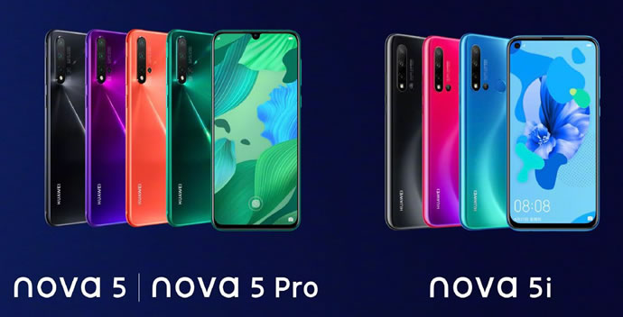 Introducing Huawei Nova 5 Pro Nova 5 and Nova 5i