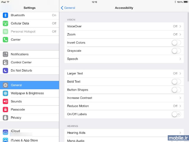 iOS 8 Accessibility