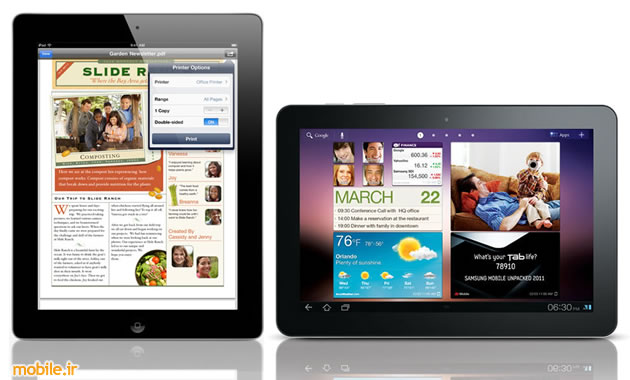 Apple iPad 2 Wi-Fi + 3G vs. Samsung Galaxy Tab 10.1