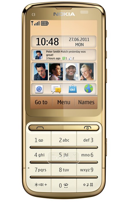 Nokia C3-01 Gold Edition نوکیا