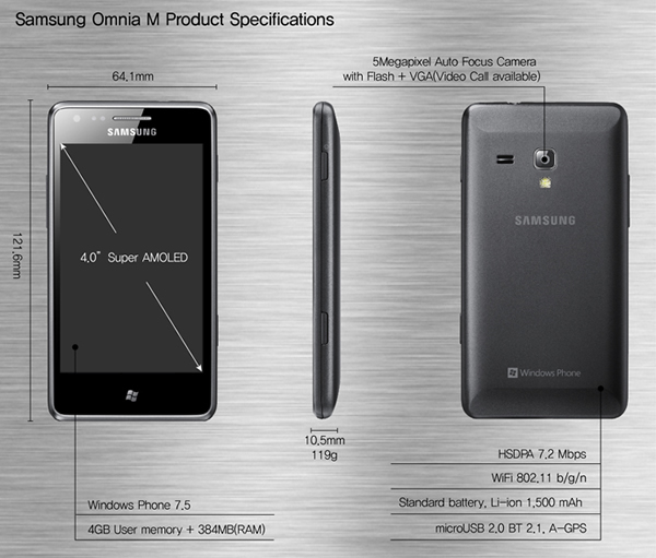 Samsung Omnia M سامسونگ