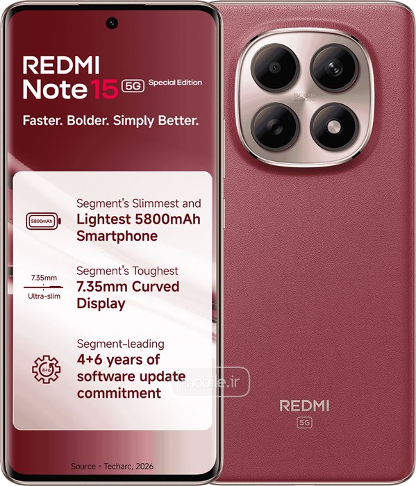 Xiaomi Redmi Note 15 Special شیائومی