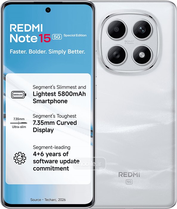 Xiaomi Redmi Note 15 Special شیائومی