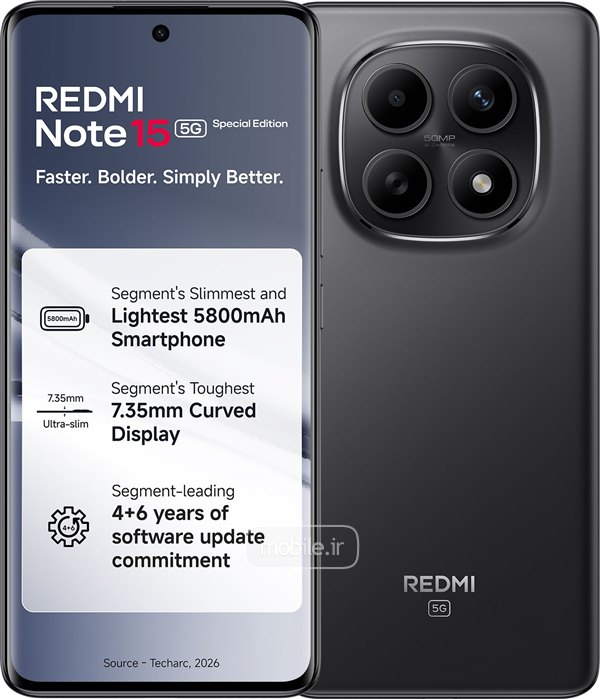 Xiaomi Redmi Note 15 Special شیائومی