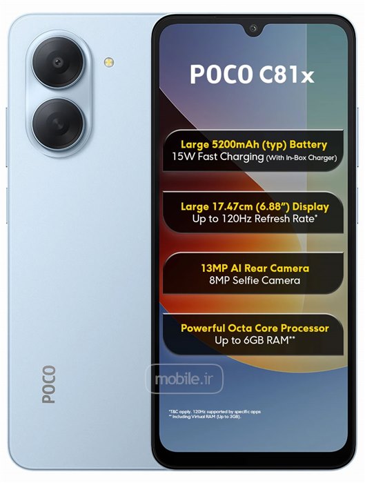 Xiaomi Poco C81x شیائومی