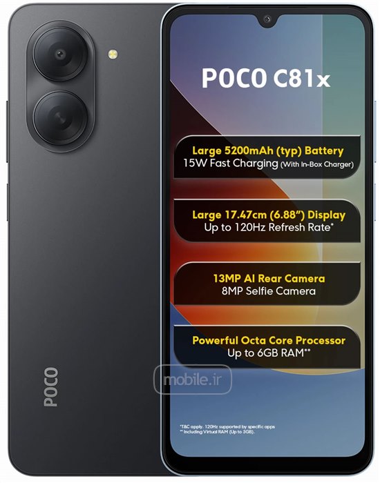Xiaomi Poco C81x شیائومی