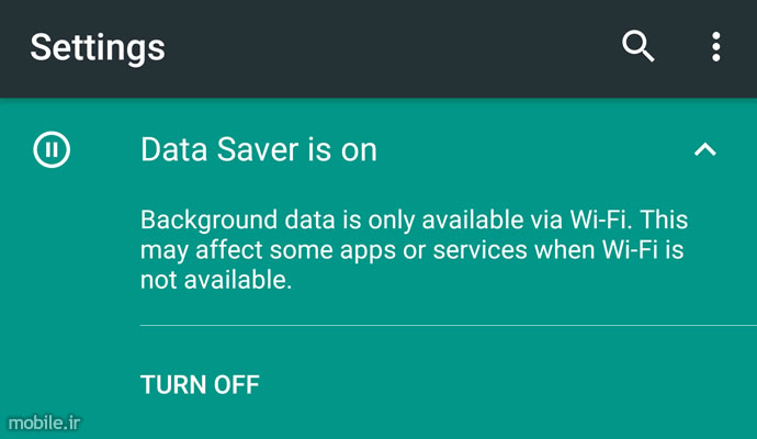 Android N Data Saver feature
