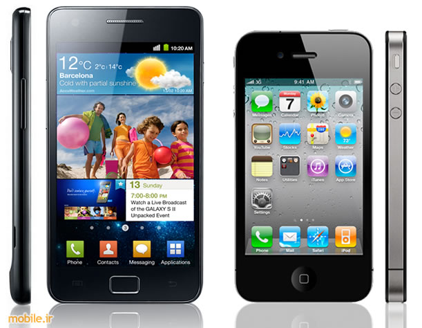 Apple iPhone 4 vs Samsung-Galaxy S II