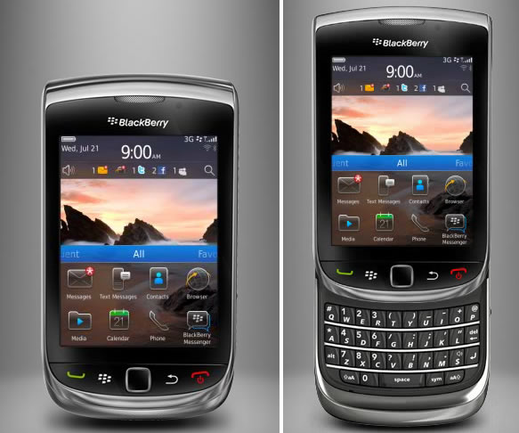 BlackBerry Torch 9800 UI