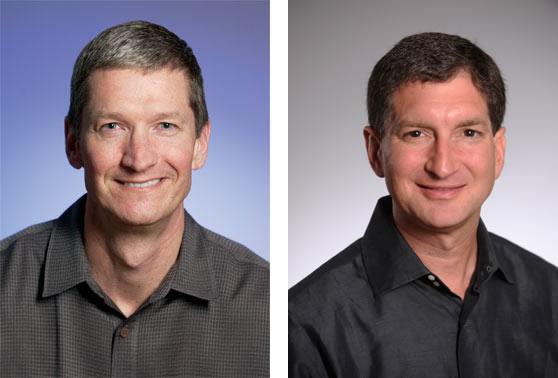 Mark Papermaster and Tim Cook