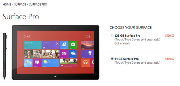 Microsoft Surface Pro Store