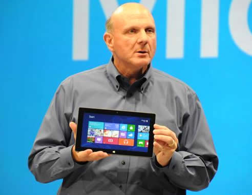 Steve Ballmer Introduces Surface Tablets