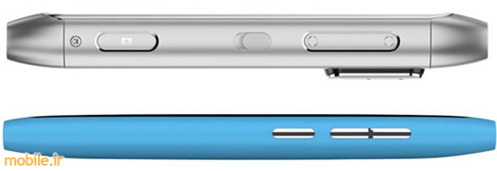 Nokia N9 and Nokia N8 Sides