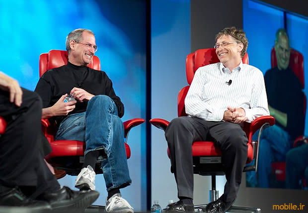 Steve Jobs and Bill Gates - 2007
