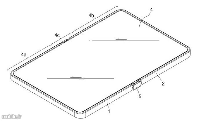 Samsung foldable smartphone patent application
