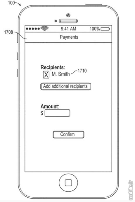 Apple peer to peer payments on iMessage patent application