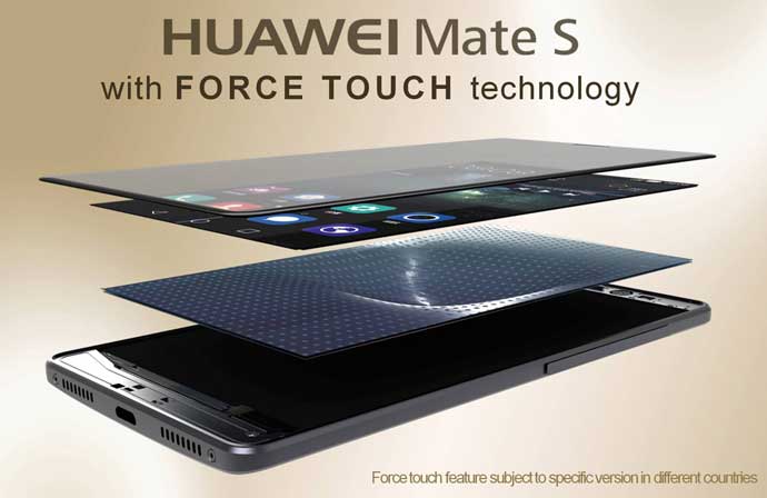 huawei mate s with force touch technology