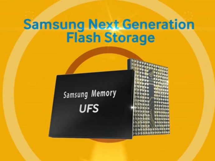 introducing samsung 256GB UFS 2 memory chip