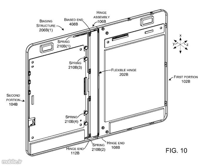 Microsoft Hinged Foldable Tablet Patent
