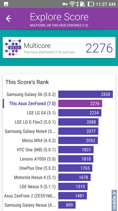 Asus Zenfone 3 ZE520KL - ایسوس زن فون 3