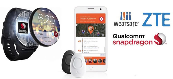 ZTE Teams Qualcomm Technologies Wearsafe for Personal Security Tracking Solutions