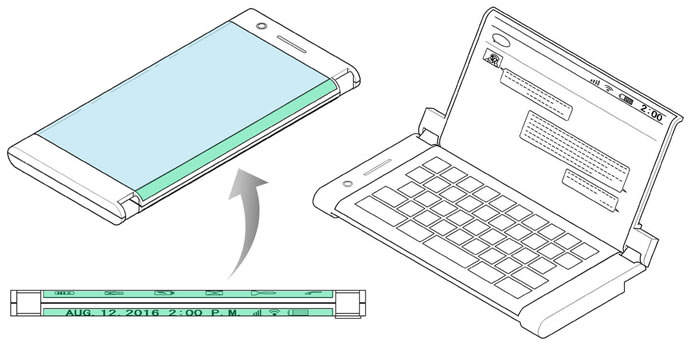 LG Foldable Smartphone with Two Screen and Two Battery Patent