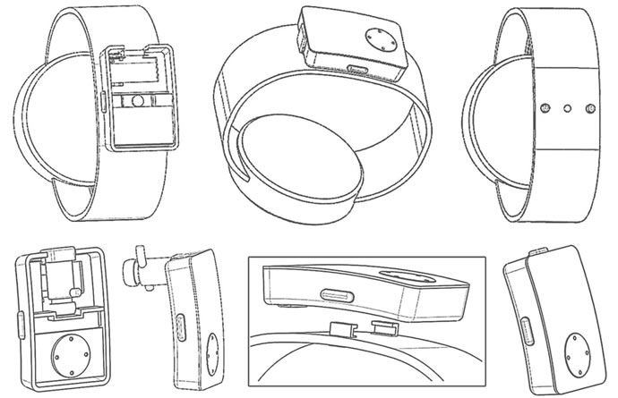 Huawei Smartwatch With Integrated Wireless Earbuds Patent