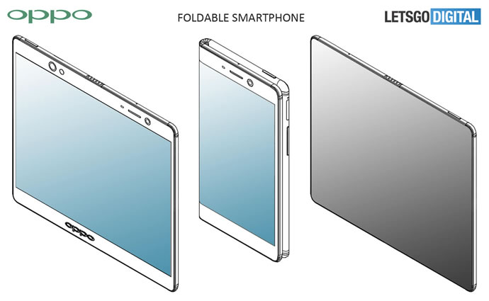 LG and Oppo Foldable Smartphone Patent Application