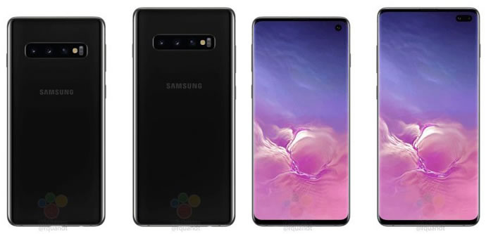 Alleged Samsung Galaxy S10 and S10 Plus