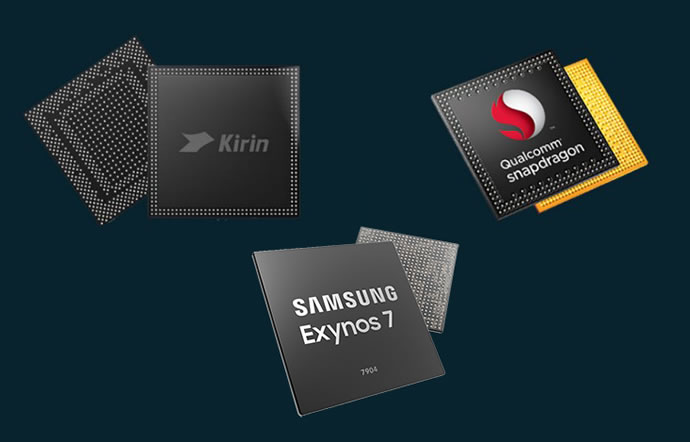 Snapdragon 660 vs Kirin 710 vs Exynos 7904 SoCs Comparison