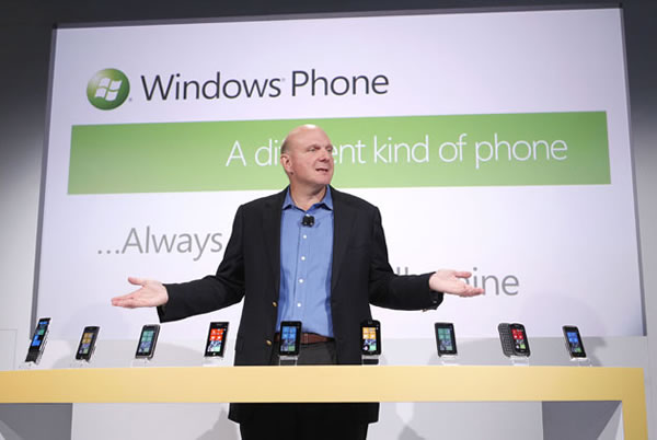 Steve Balmer and Windows Phones