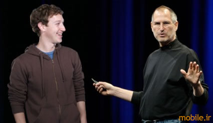 Mark Zuckerberg and Steve Jobs