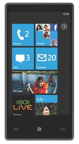 windows phone 7 Start Screen